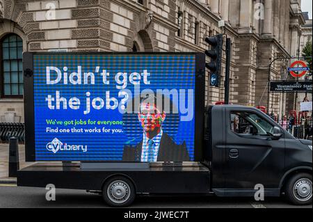 Londra, Regno Unito. 5th Set, 2022. Rishi Suank non ha avuto il lavoro - Liz Truss è scelto come leader del Partito conservatore in un evento al centro QEII. Credit: Guy Bell/Alamy Live News Foto Stock