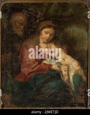 Sacra Famiglia. Dyck, Anthony van (1599-1641), pittore Foto Stock