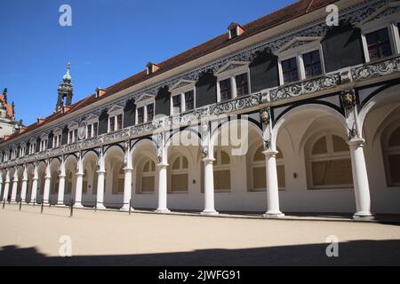 Dresda è la 12th città più popolosa della Germania, la quarta più grande per area (dopo Berlino, Amburgo e Colonia), e la terza città più popolosa ... Foto Stock