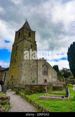 Kinsale, Co. Cork, Irlanda: Chiesa di San Multosio, costruita nel 1190 dai Normanni, in sostituzione di una chiesa precedente del 6th ° secolo. Foto Stock