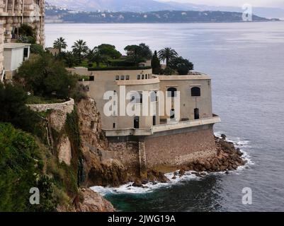 Monaco Montecarlo Principato veduta aerea del paesaggio urbano. Costa Azure. Francia Foto Stock