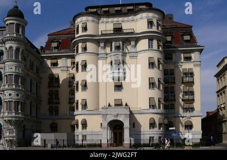 Costruita su 14 isole e 57 ponti, Stoccolma è una delle città più belle della Scandinavia, ricca di tesori storici e architettonici (2) Foto Stock