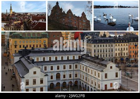 Costruita su 14 isole e 57 ponti, Stoccolma è una delle città più belle della Scandinavia, ricca di tesori storici e architettonici (2) Foto Stock