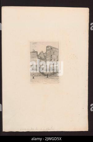 Rue St.e Anne. Martial Potémont, Adolphe (1828-1883), artista grafico, Cadart, Alfred (1828-1875), editore Foto Stock