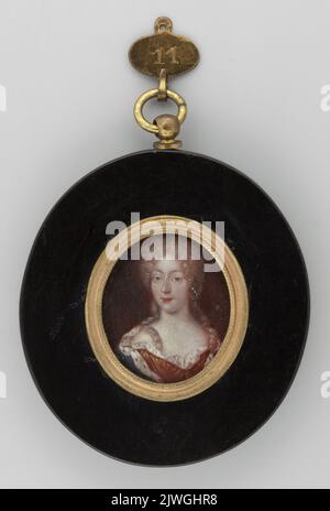 Magdalena Sibylla von Hessen-Darmstadt (1652-1712), córka Ludwika VI, żona księcia Wilhelma Ludwika Wirtemberskiego. Sconosciuto, pittore Foto Stock