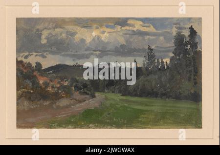 Vista di Książ. Dressler, Adolf (1833-1881), disegnatore, cartoonista Foto Stock