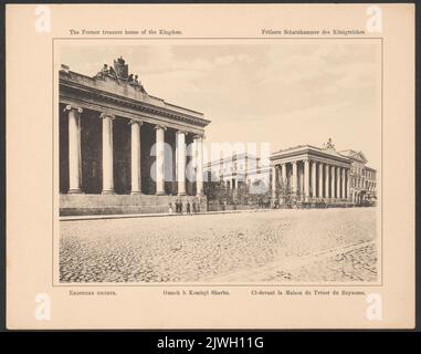 "Edificio dell'ex comitato del Tesoro". Winiarski, Stanisław (Warszawa ; skład papieru ; fl. CA 1870-ca 1915), tipografia, ignota, fotografo Foto Stock
