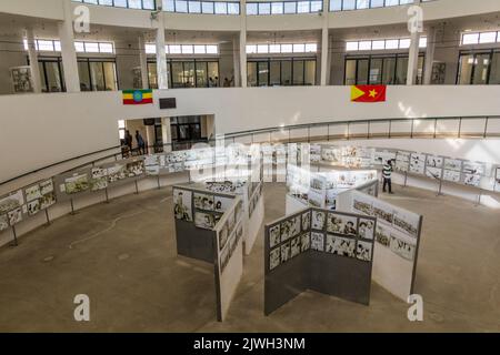 MEKELE, ETIOPIA - 27 MARZO 2019: Museo del monumento commemorativo del martire a Mekele, Etiopia Foto Stock