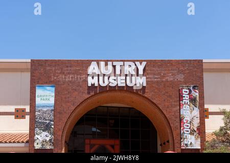 Los Angeles, California, USA - 6 luglio 2022: Autry Museum è esposto il 6 luglio 2022 a Los Angeles, California, USA. Foto Stock
