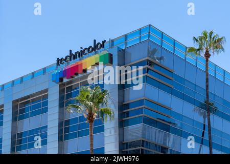 Los Angeles, CA, USA - 6 luglio 2022: Sede centrale di Technicolor USA a Hollywood, Los Angeles, CA, USA. Foto Stock
