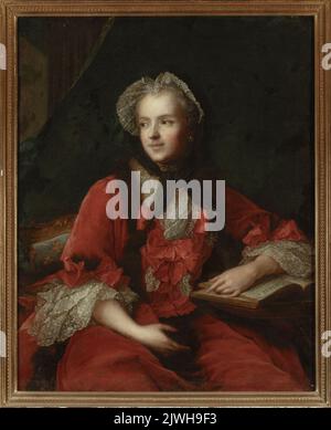 Ritratto di Maria Leszczyńska. Nattier, Jean-Marc (1685-1766), pittore Foto Stock
