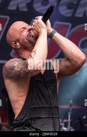 Madison, Stati Uniti. 04th Set, 2022. Chris Daughtry di Daughtry durante il Taste of Madison il 4 settembre 2022, n Madison, Wisconsin (Photo by Daniel DeSlover/Sipa USA) Credit: Sipa USA/Alamy Live News Foto Stock