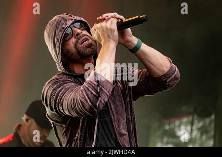 Madison, Stati Uniti. 04th Set, 2022. Chris Daughtry di Daughtry durante il Taste of Madison il 4 settembre 2022, n Madison, Wisconsin (Photo by Daniel DeSlover/Sipa USA) Credit: Sipa USA/Alamy Live News Foto Stock