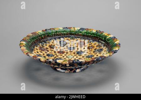 Piatto. Palissy, Bernard (1510-1589), autore Foto Stock