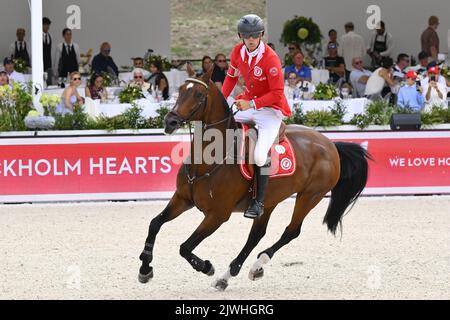 Roma, Italia. 03rd Set, 2022. Peter Fredricson (Stockholm Hearts), durante la GCL del 3th settembre 2022 al Circo massimo di Roma. Credit: Independent Photo Agency/Alamy Live News Foto Stock