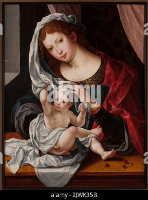 Madonna con Bambino Gesù. Gossaert, Jan (ca 1478-1532), pittore Foto Stock