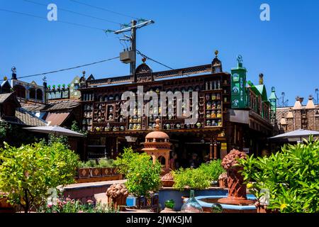 Les Jardins Secrets è un giardino privato fantasy che può essere visitato in alta Savoia regione / Francia Foto Stock