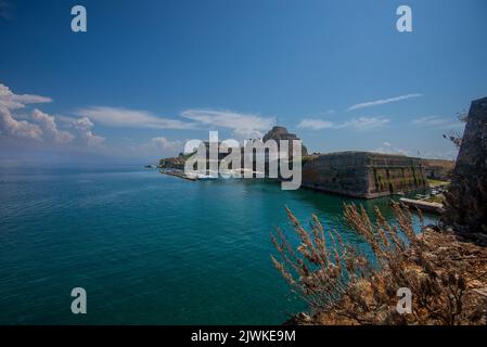 Old Fortress of Corfu Foto Stock