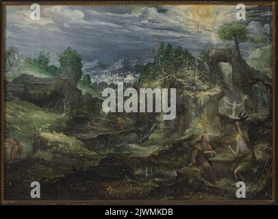 San Paolo di Tebe e Sant'Antonio. Stevens, Anton, II (1618-1672), pittore Foto Stock