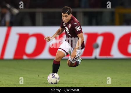 Torino, Italia. 5th Set, 2022. Emirhan Ilkhan del Torino FC durante la Serie A match allo Stadio Grande Torino, Torino. Il credito per le immagini dovrebbe essere: Jonathan Moskrop/Sportimage Credit: Sportimage/Alamy Live News Foto Stock