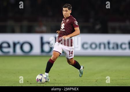 Torino, Italia. 5th Set, 2022. Emirhan Ilkhan del Torino FC durante la Serie A match allo Stadio Grande Torino, Torino. Il credito per le immagini dovrebbe essere: Jonathan Moskrop/Sportimage Credit: Sportimage/Alamy Live News Foto Stock