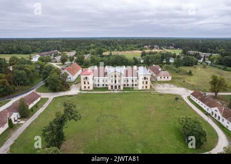 Un vecchio maniero in Estonia Foto Stock