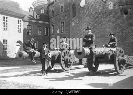 Västerberg Folk High School in viaggio scolastico Västerbergs Folkhögskola på skolresa Foto Stock