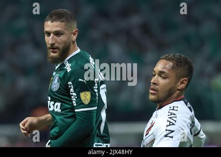 San Paolo, Brasile. 06th Set, 2022. SP - Sao Paulo - 09/06/2022 - LIBERTADORES 2022, PALMEIRAS X ATHLETICO-PR Photo: Marcello Zambrana/AGIF/Sipa USA Credit: Sipa USA/Alamy Live News Foto Stock