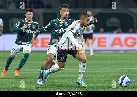 San Paolo, Brasile. 06th Set, 2022. SP - Sao Paulo - 09/06/2022 - LIBERTADORES 2022, PALMEIRAS X ATHLETICO-PR Photo: Marcello Zambrana/AGIF/Sipa USA Credit: Sipa USA/Alamy Live News Foto Stock