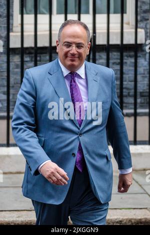 Downing Street, Londra, Regno Unito. 7th Set, 2022. I ministri partecipano alla prima riunione del Gabinetto al 10 di Downing Street da quando il primo ministro Liz Truss li ha nominati ieri sera. Michael Ellis QC MP, Procuratore generale. Credit: amanda Rose/Alamy Live News Foto Stock