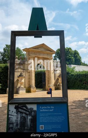 Londra - Agosto 2022: Chiswick House and Gardens a West London Foto Stock