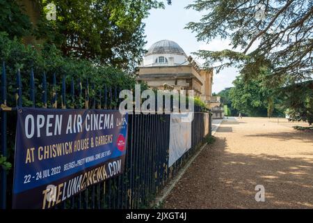 Londra - Agosto 2022: Chiswick House and Gardens a West London Foto Stock