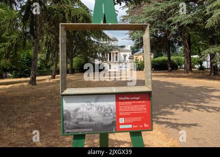 Londra - Agosto 2022: Chiswick House and Gardens a West London Foto Stock