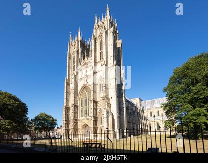 Beverley Minster o la chiesa parrocchiale di Saint John e Saint Martin Beverley Yorkshire East Riding of Yorkshire Inghilterra UK GB Europe Foto Stock