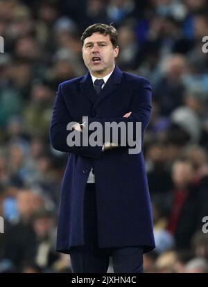 Foto del file datata 24-11-2021 di Mauricio Pochettino, un concorrente in sostituzione di Thomas Tuchel, che Chelsea ha saccheggiato dopo 100 partite al timone di Stamford Bridge. Data di emissione: Mercoledì 7 settembre 2022. Foto Stock