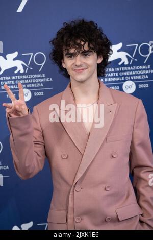 Jack Dylan Grazer partecipa alla Dreamin' Wild Photocall durante il 79th° Festival Internazionale del Cinema di Venezia (Mostra), che si terrà a Venezia il 07 settembre 2022. Foto di Aurore Marechal/ABACAPRESS.COM Foto Stock