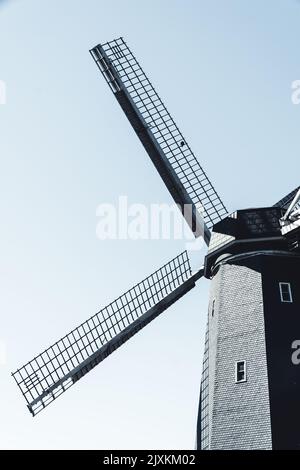 L'antico mulino a vento di Murphy in una giornata di sole Foto Stock