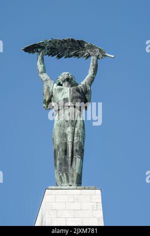 Budapest, Ungheria - 21 settembre : parte della Statua della libertà a Budapest il 21 settembre 2014 Foto Stock