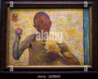 Il Boxer, Pierre Bonnard pittura, Musée d'Orsay, Parigi, Francia Foto Stock