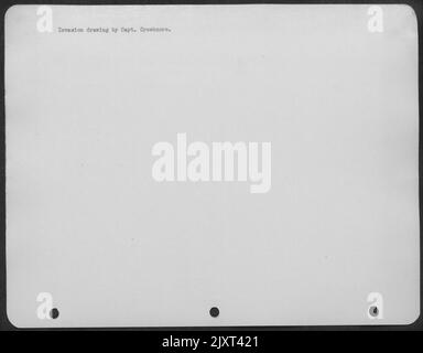 Disegno di invasione di Capt. Creekmore. Foto Stock