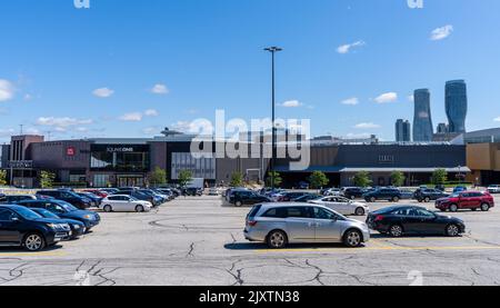 Centro commerciale Square One. Mississauga, Ontario, Canada Foto Stock