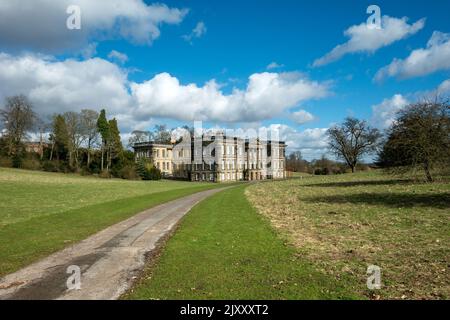 Calke Abbey Casa signorile inglese, Tickall, Derbyshire, Inghilterra, Regno Unito Foto Stock