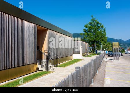 Bad Wiessee: Gesundheitszentrum JOD-Schwefelbad (centro sanitario bagno di iodio-zolfo) in Oberbayern, Tegernsee-Schliersee, alta Baviera, Baviera, Bavari Foto Stock