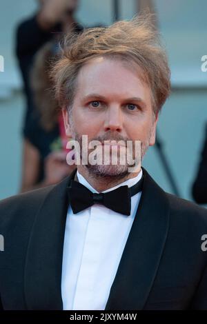 Florian Zeller partecipa alla Son Premiere al 79th° Festival Internazionale del Cinema di Venezia (Mostra) che si terrà a Venezia il 07 settembre 2022. Foto di Aurore Marechal/ABACAPRESS.COM Foto Stock