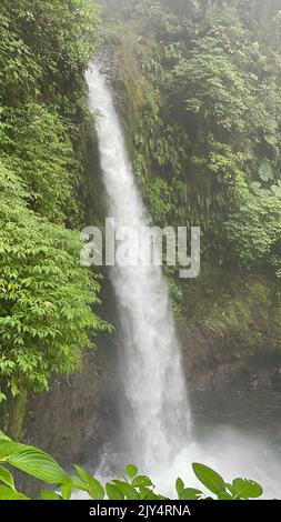 Incredibili cascate del Costa Rica viste del Costa Rica Foto Stock