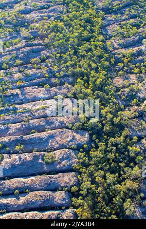 Antenna di arenaria paese intorno Cobbold Gorge Foto Stock