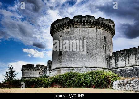 Castello di Tramontano a Matera, Italia Foto Stock
