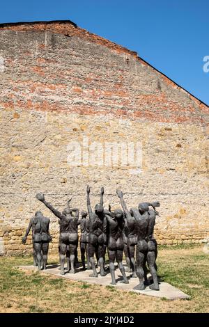 Romania, Maramures, Sighetu Marmatiei, Museo e memoria delle vittime del comunismo e della resistenza Foto Stock