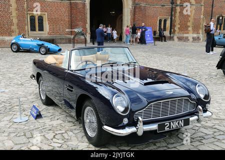 Aston Martin DB5 convertibile (1965). Gooding Classic Car Auction, 3 settembre 2022. Hampton Court Palace, Londra, Regno Unito, Europa Foto Stock