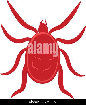 Illustrazione vettore Mite. Insetti di peste ed insetti. Illustrazione Vettoriale